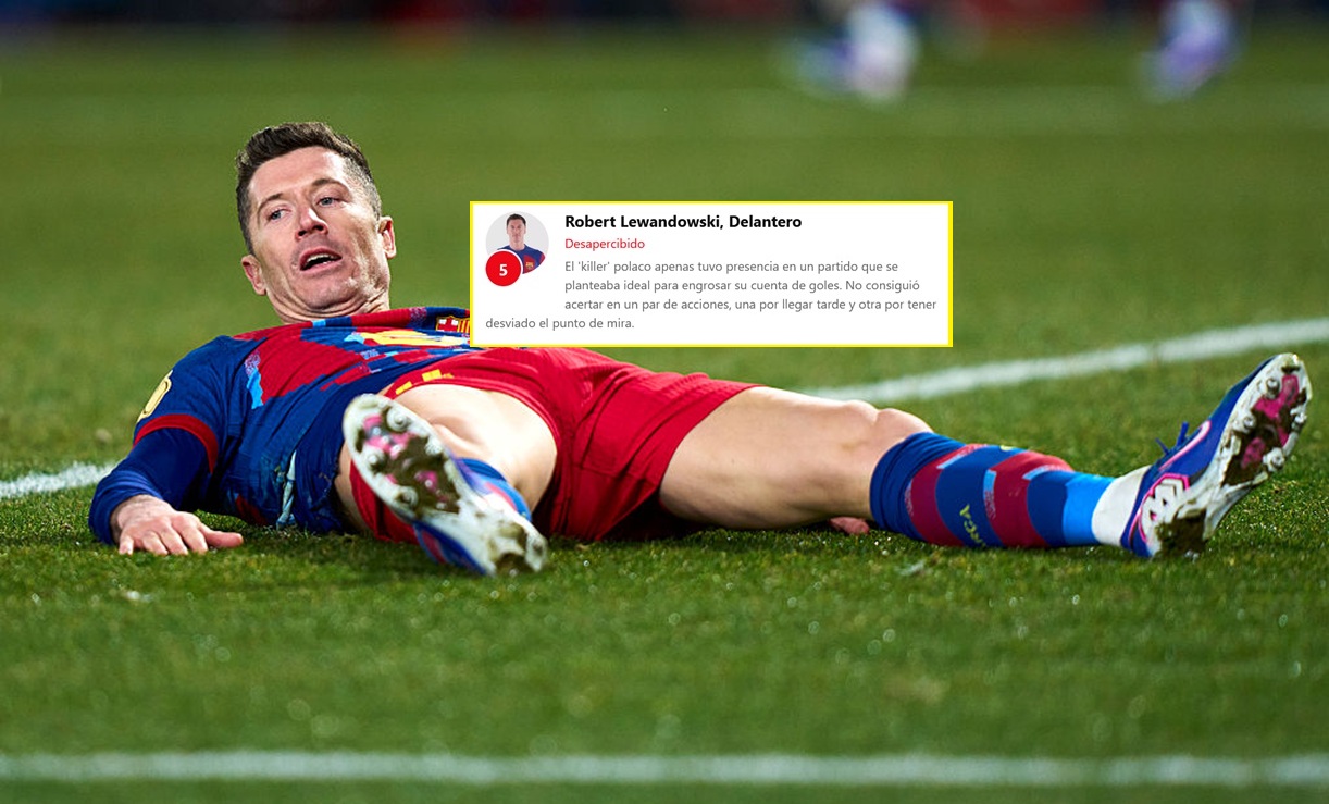 Lewandowski surowo oceniony. Hiszpanie napisali to wprost