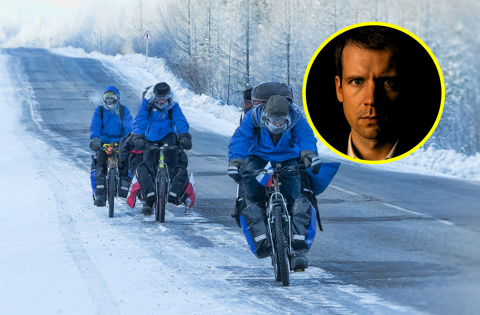 Dotarł rowerem na Syberię przy -50 st. C. "Tylko wydaje się, iż mróz jest najgorszy"