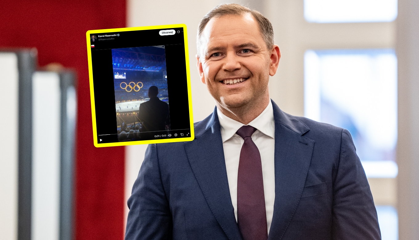 W TVP o nim nie wspomnieli. Nawrocki pokazał film z ceremonii otwarcia igrzysk