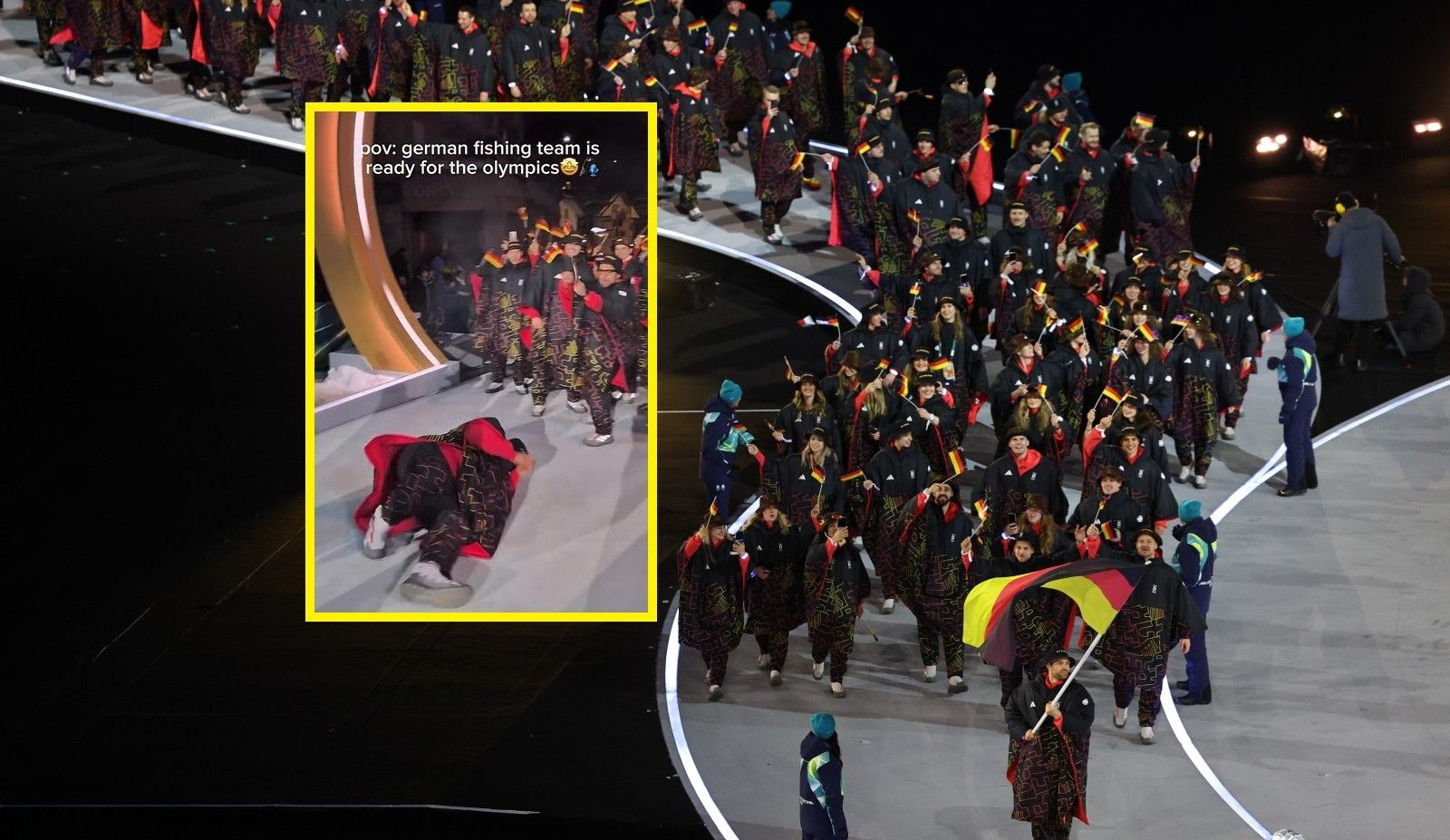 Niemiec nagle upadł i zaczął się trząść. Po chwili wszystko stało się jasne