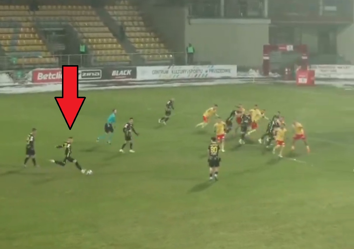 On to potrafi. Zjawiskowy gol w meczu Wieczystej