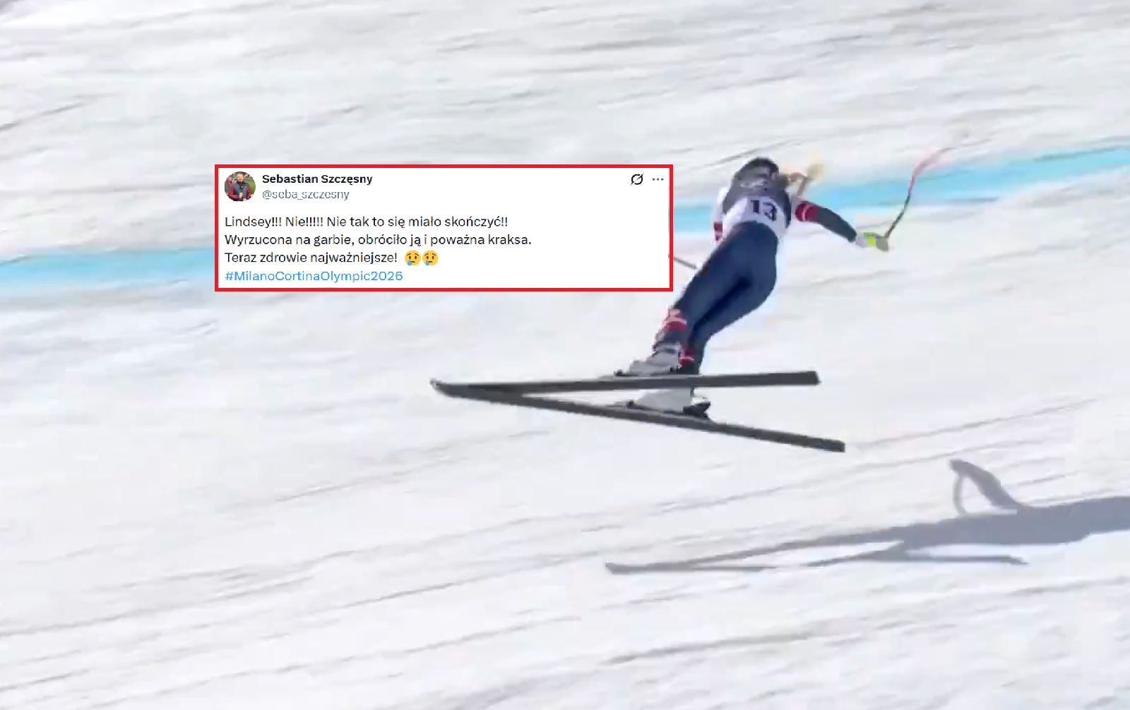 "Sport jest okrutny". Lawina komentarzy po koszmarnym upadku Vonn