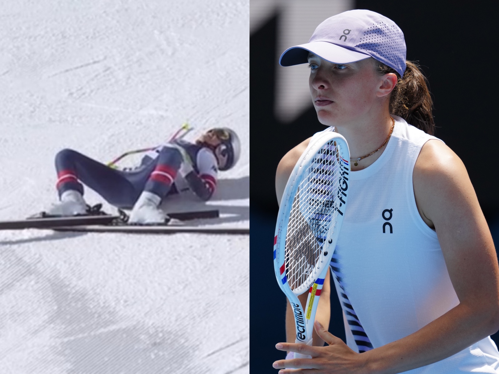 Dramat Lindsey Vonn. Iga Świątek gwałtownie zareagowała