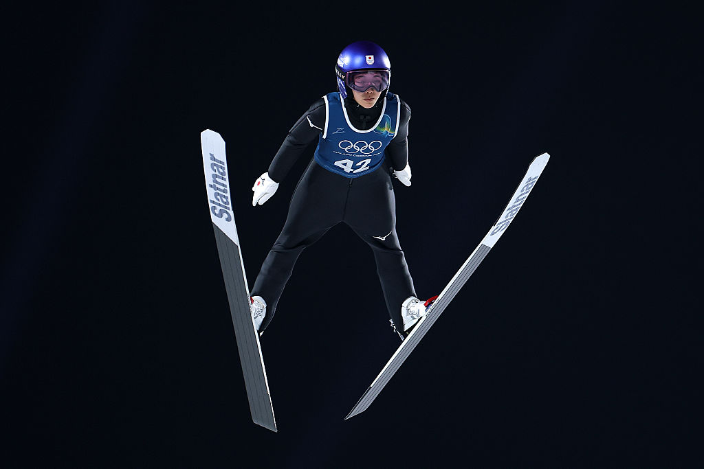 Błyskawiczny trening u pań. Pustki na skoczni