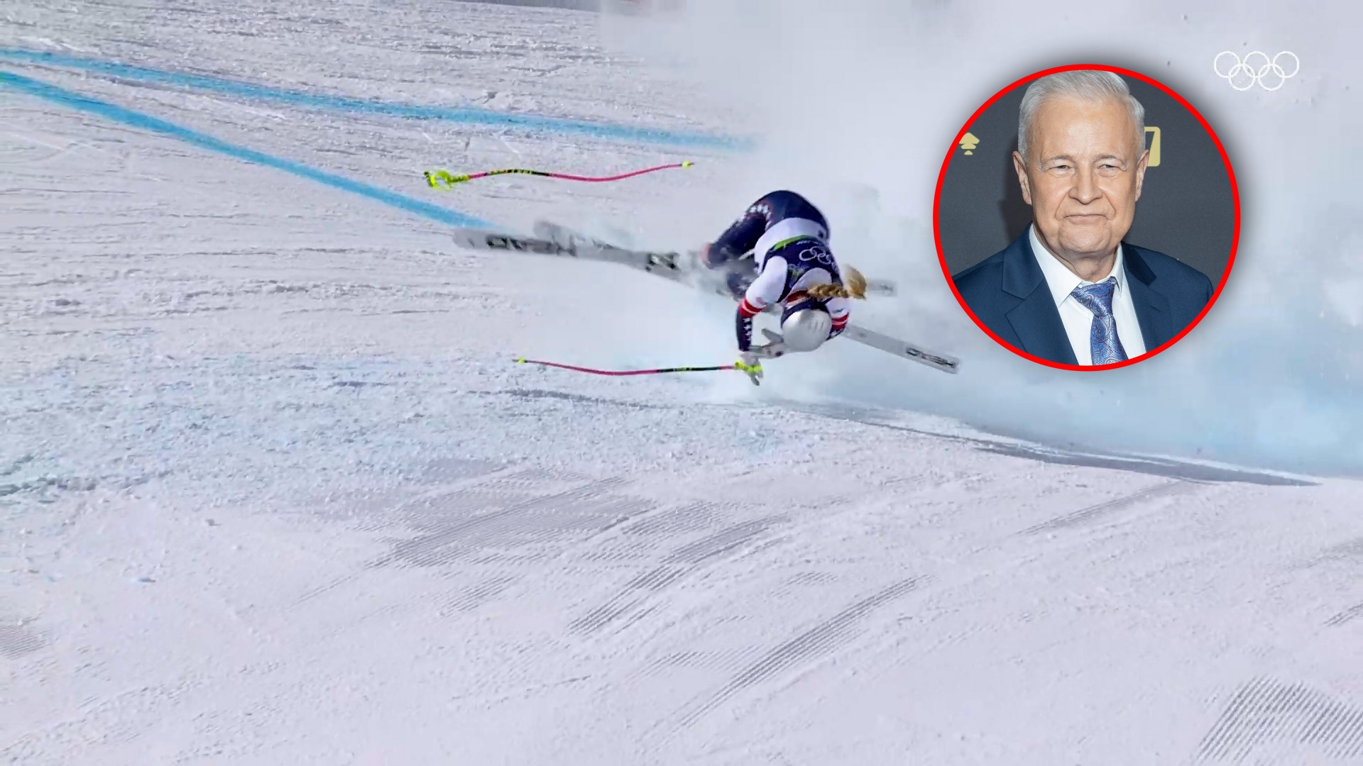 "Jak to kobieta, uparła się". Tajner szczerze o dramatycznym wypadku Vonn