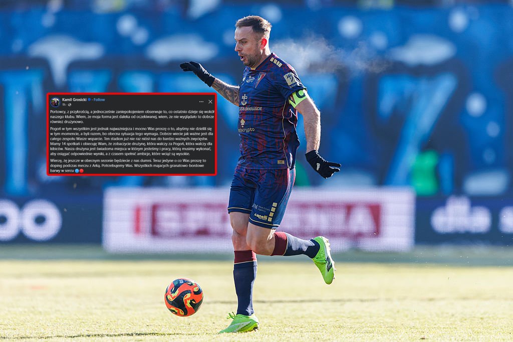 "Obecna sytuacja tego wymaga". Wpis Grosickiego niesie się po sieci