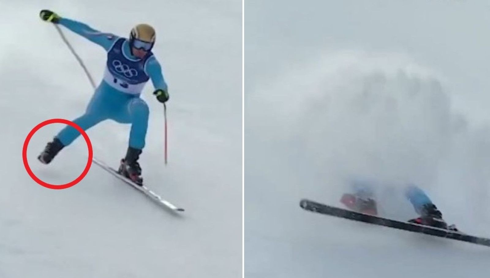 Jechał po medal i nagle wszystko się posypało. Co za pech olimpijczyka [WIDEO]