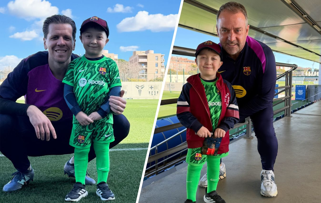 "Ma być relaks". Tak Wojciech Szczęsny zrealizował marzenie chorego 10-latka