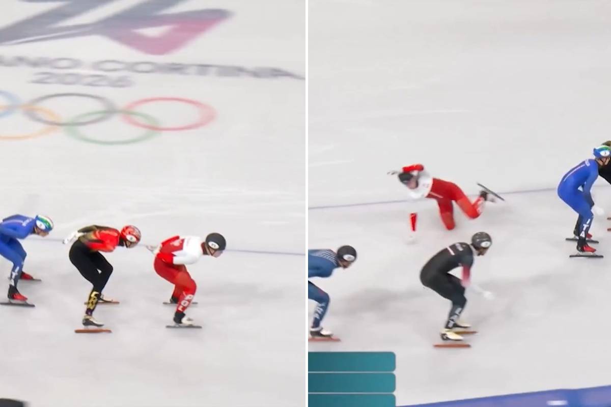 Polak już leżał. Trybuny buczały po tym, co stało się później