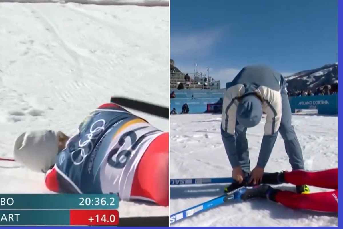 Zaraz po mecie podszedł do złotego medalisty. Klasa co zrobił