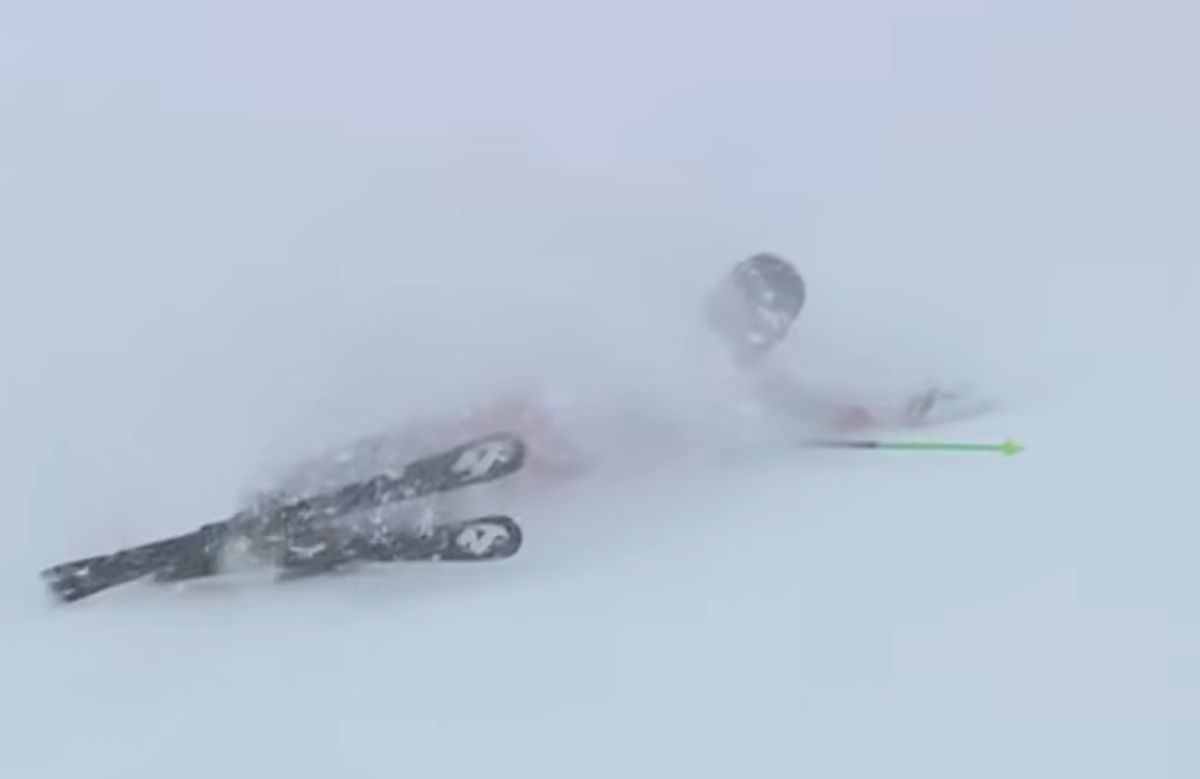 Szybki koniec. Upadek Polaka na olimpijskiej trasie