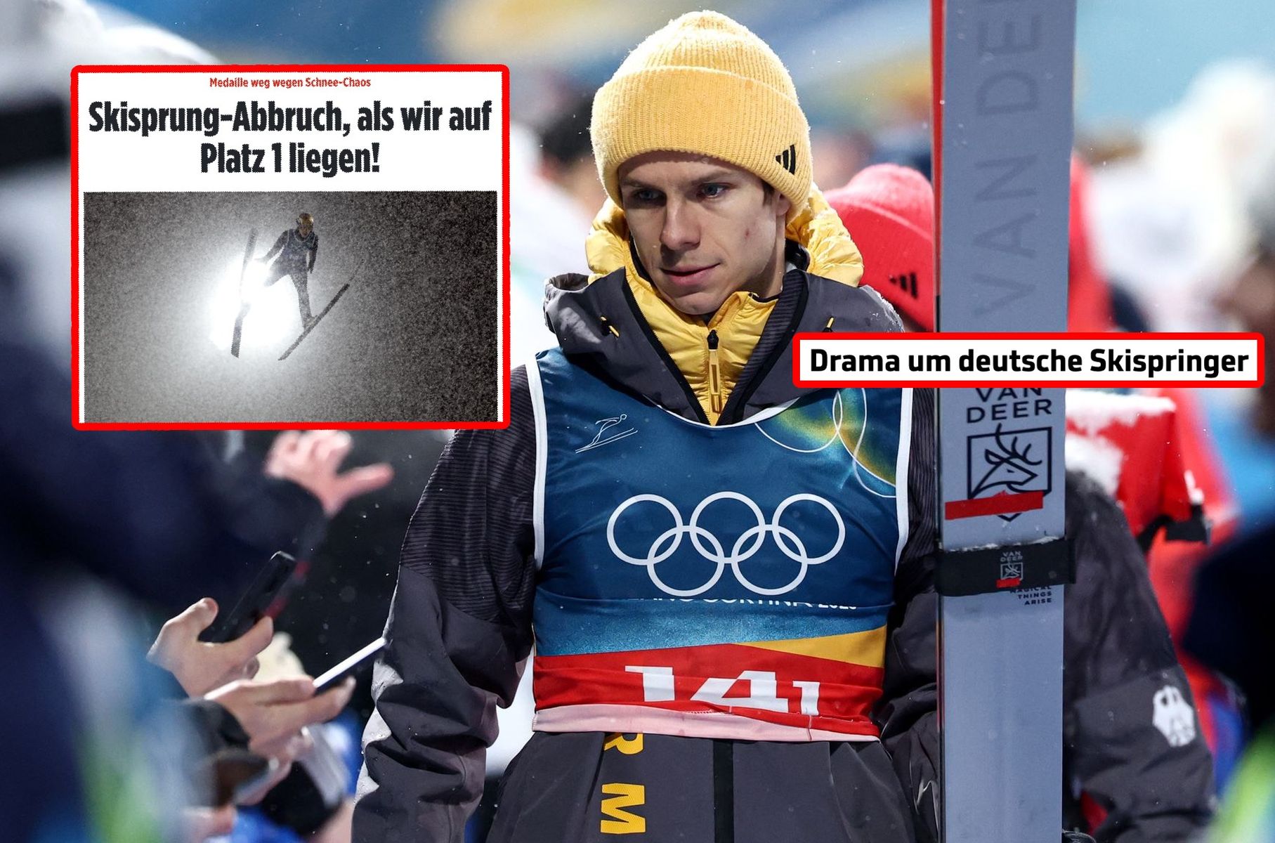 Niemcy załamani po konkursie skoków. "Dramat"