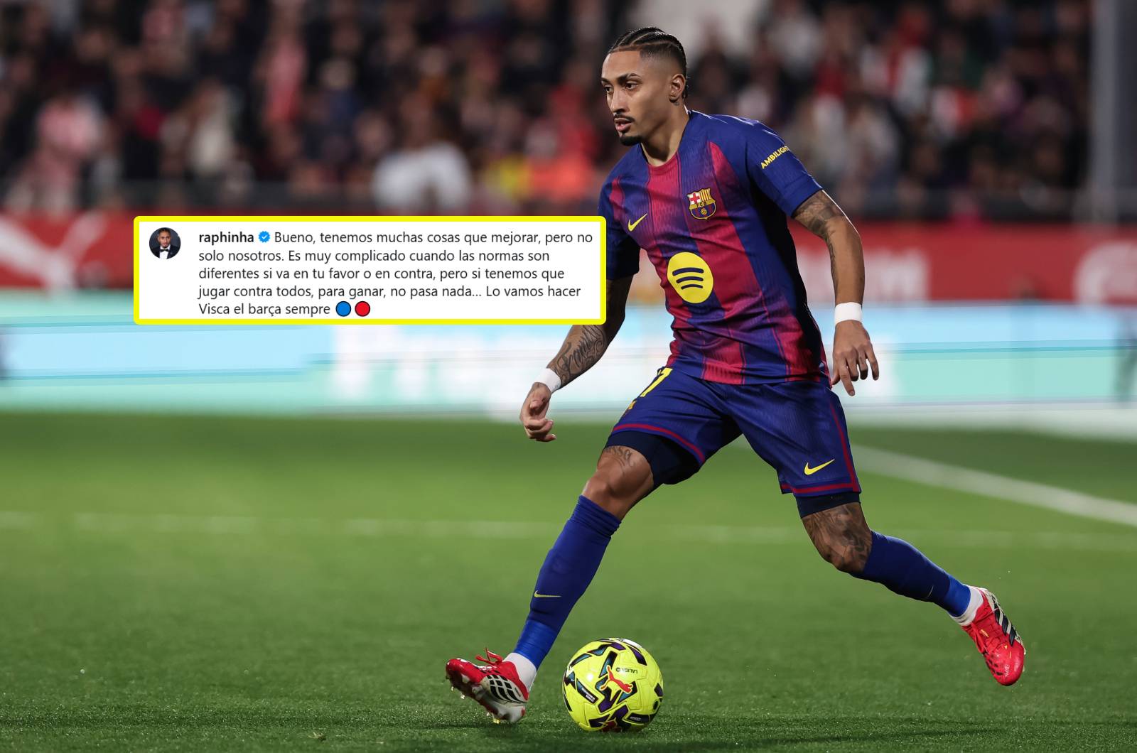 Wymowny wpis gwiazdy Barcelony. "Jeśli musimy grać przeciwko wszystkim"