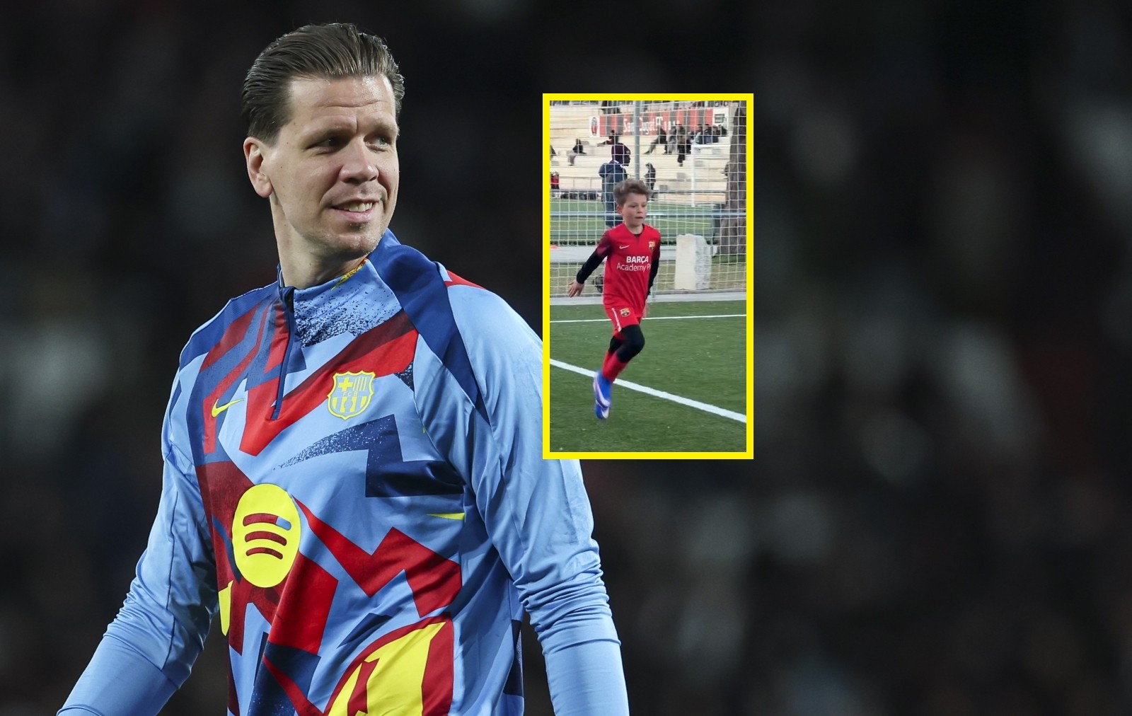 Tak na boisku wygląda syn Szczęsnego. Nagrania obiegają sieć