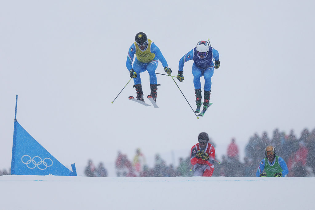 Historyczny dublet Włochów w skicrossie