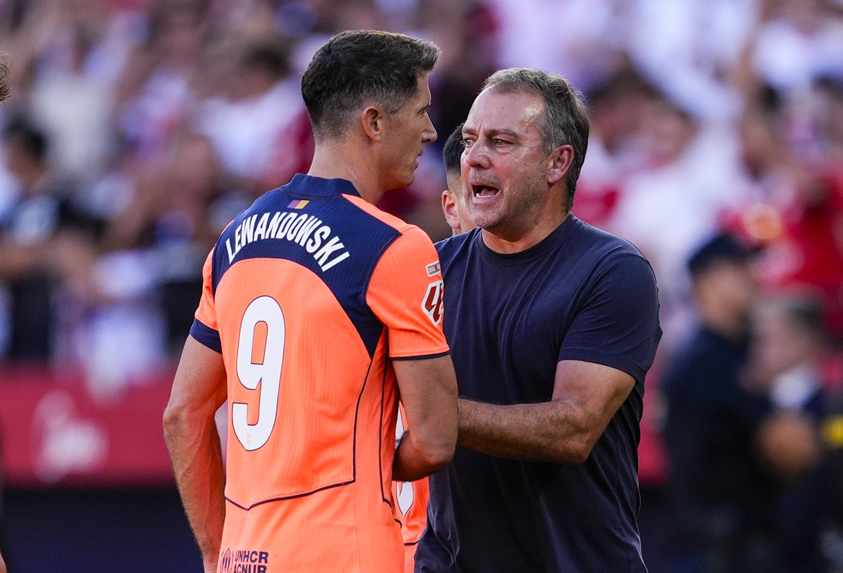 Zapytali go o pudła Lewandowskiego. Flick stawia sprawę jasno