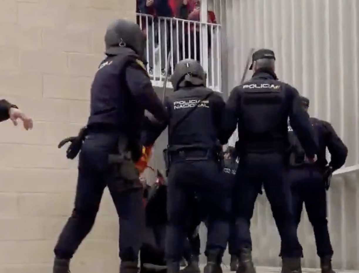 Potężny skandal po meczu Realu. Jest nagranie z akcji policji