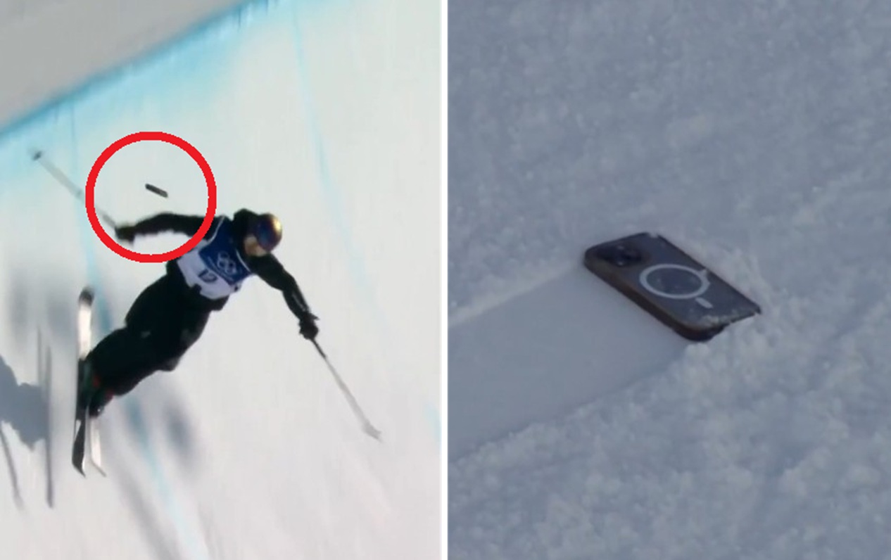 Ale wpadka. Tylko spójrz, co zgubiła w olimpijskim finale