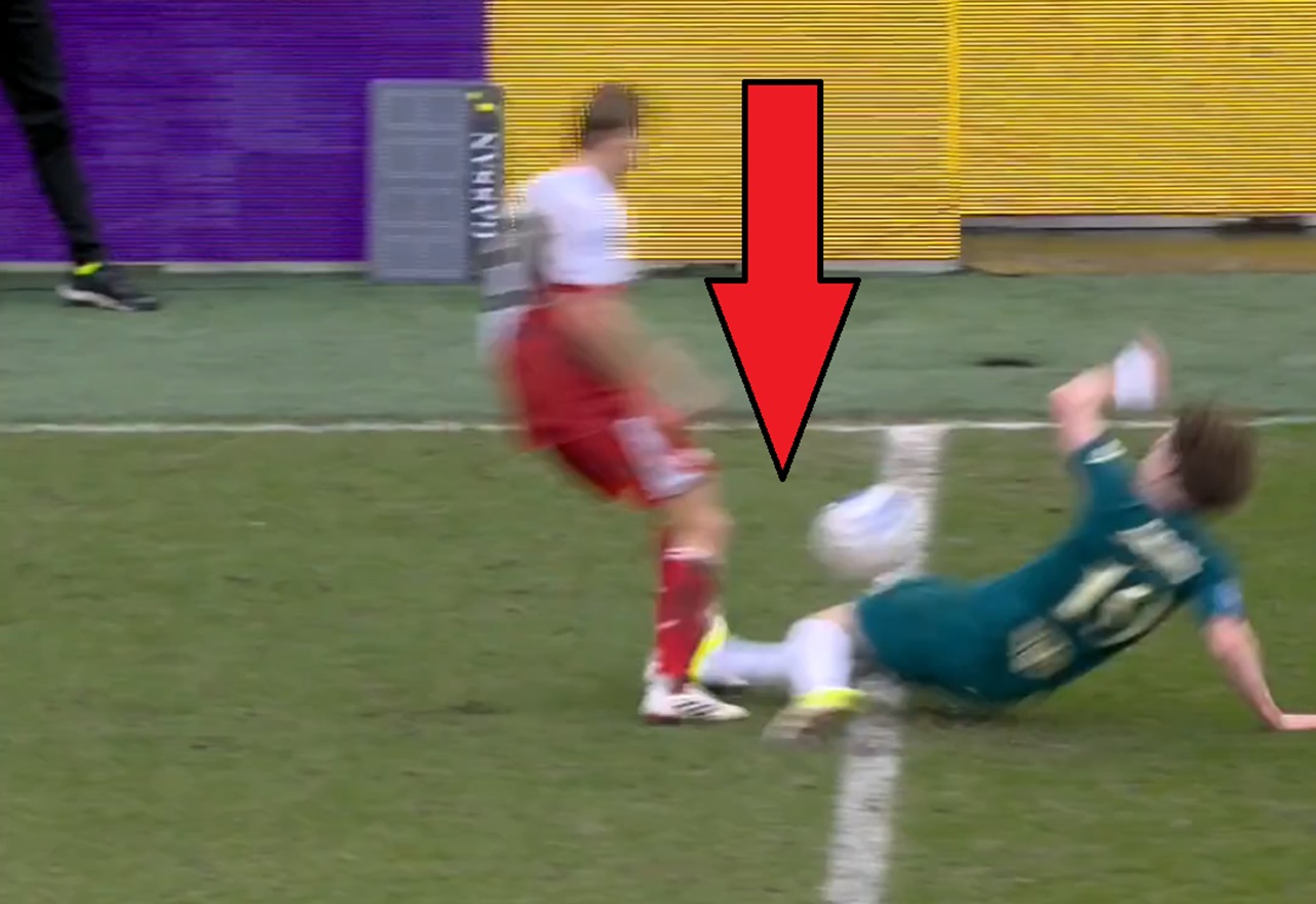 Najpierw asysta, a później to. Brutalny faul Faberskiego