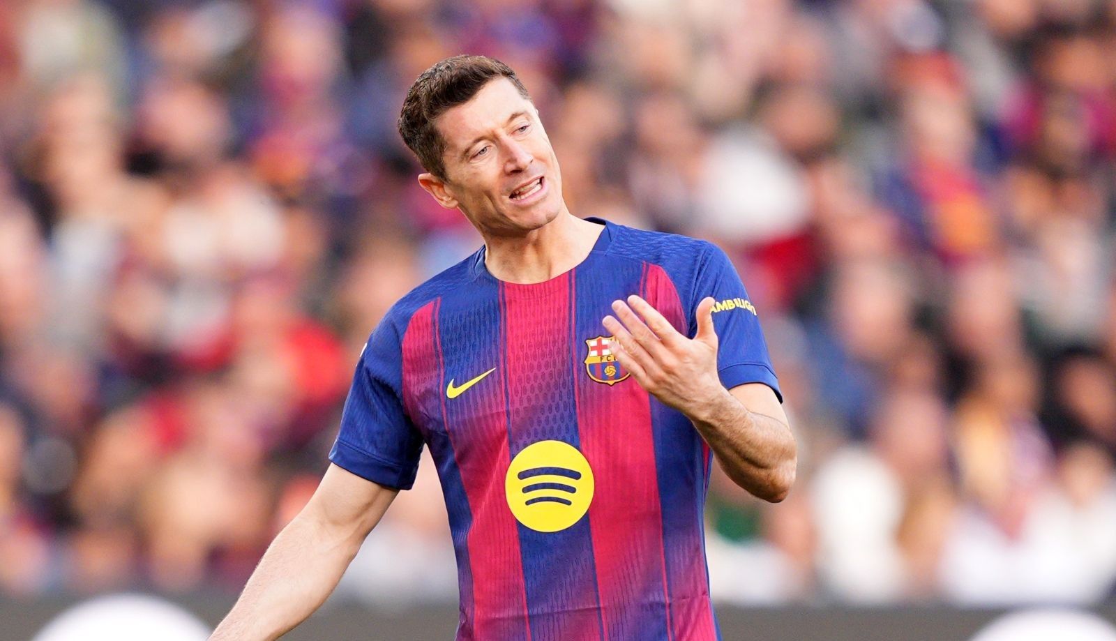 Trzy słowa. Tak Lewandowski skomentował kolejny mecz bez gola