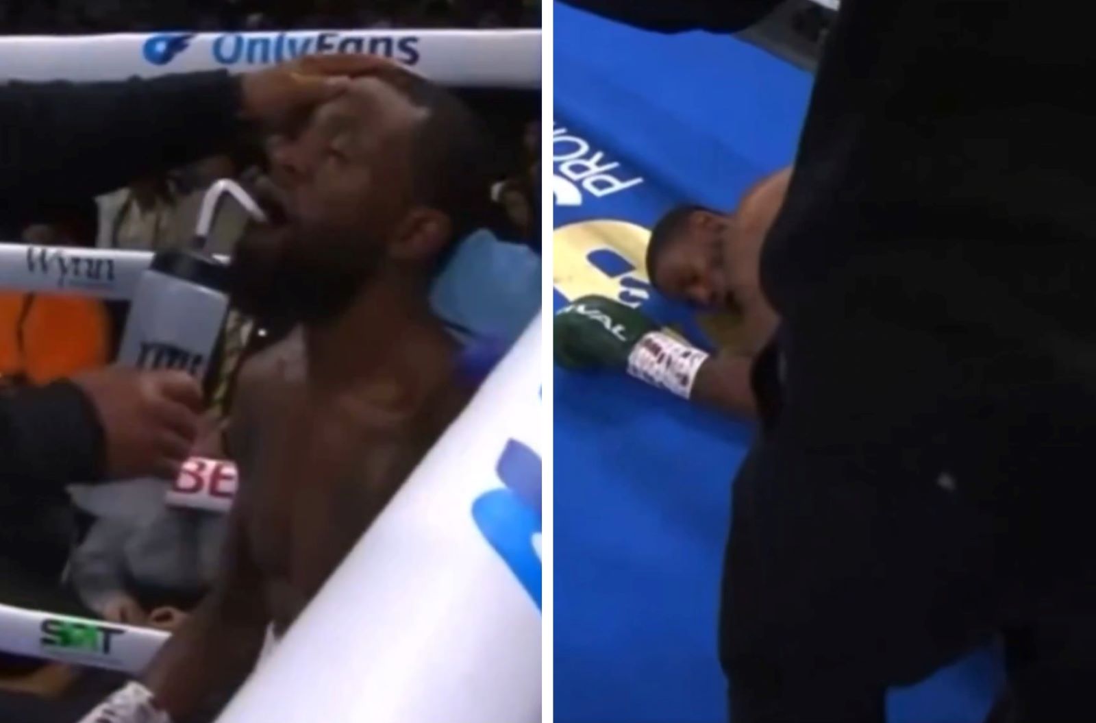 Przerażające sceny w ringu. Nagle runął na ziemię nieprzytomny