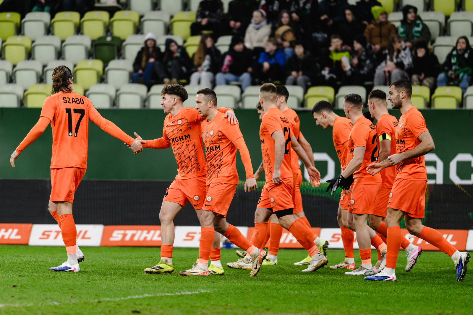 "Pokazaliśmy, iż Bobcka da się zatrzymać". Zagłębie nie myśli o pucharach