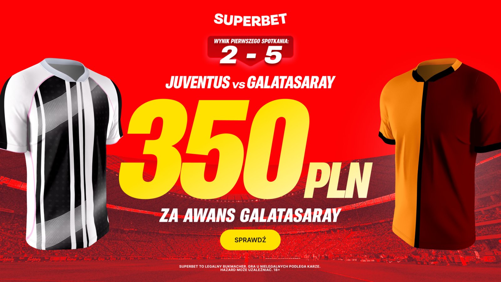 Szalony kurs 175.00 na awans Galatasaray