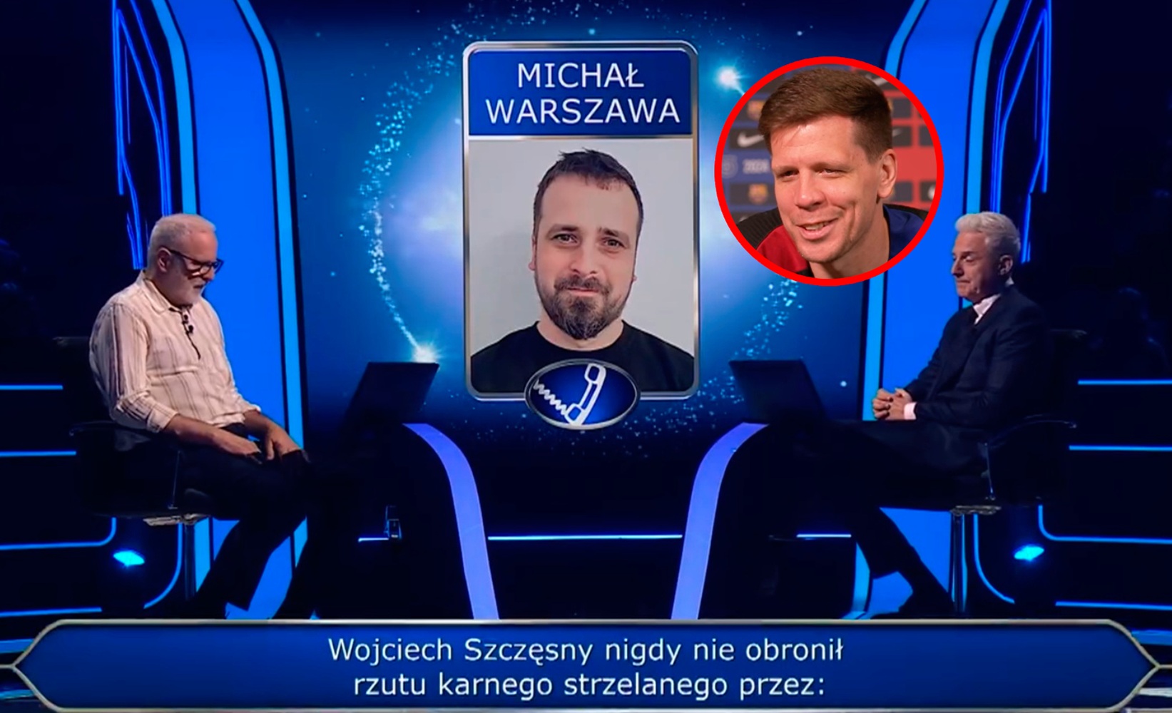 Dostał pytanie o Szczęsnego w Milionerach. Nie pomogło koło ratunkowe