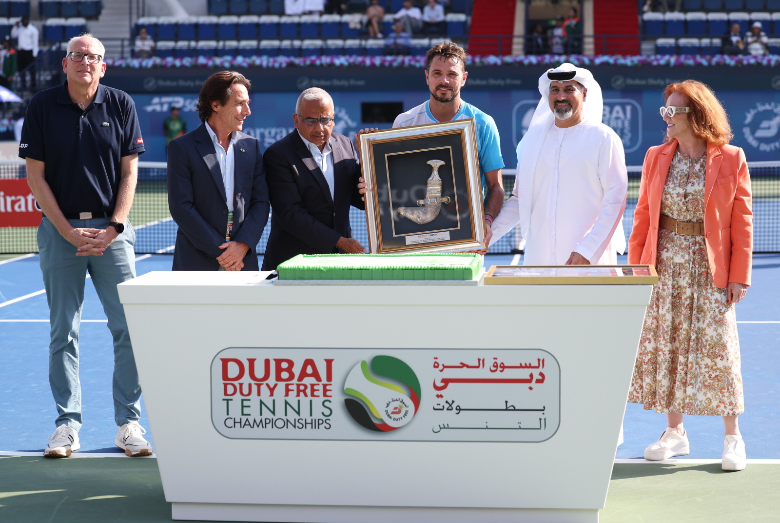 Uroczyste pożegnanie Stana Wawrinki. Porażki wysoko rozstawionych