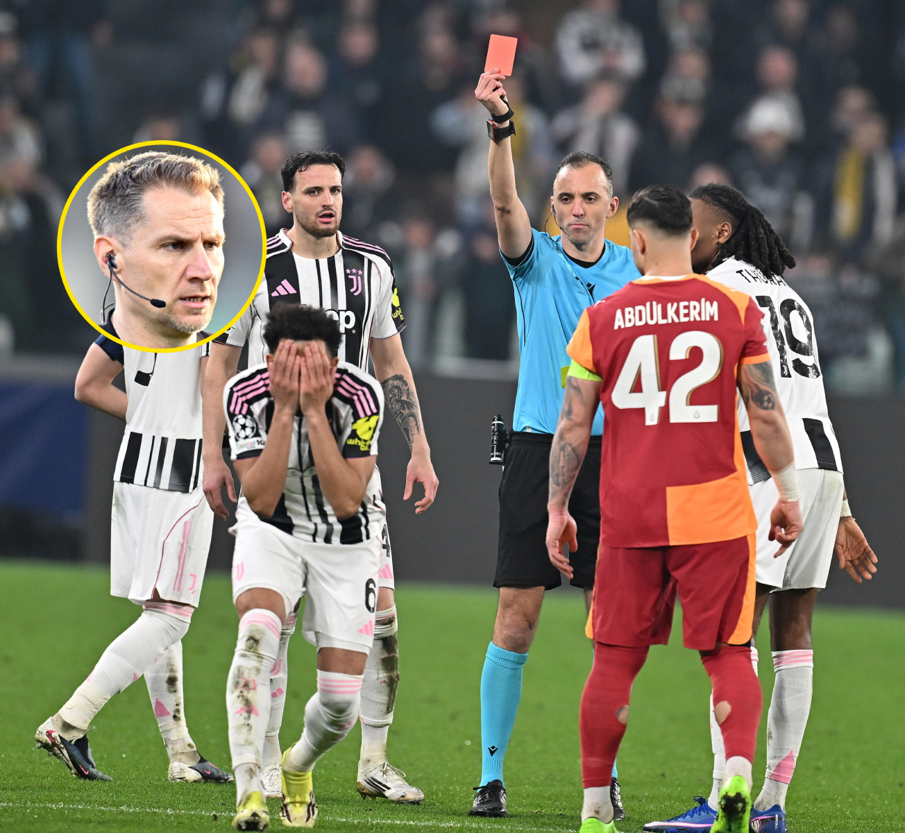 Kontrowersyjna czerwona kartka w Lidze Mistrzów. Polak w roli głównej