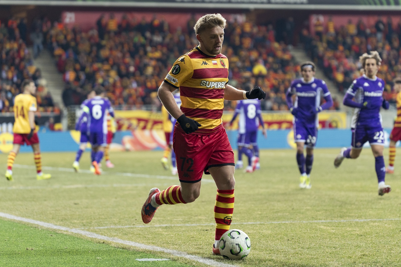 Była 35. minuta meczu Jagiellonii. Fatalny obrazek