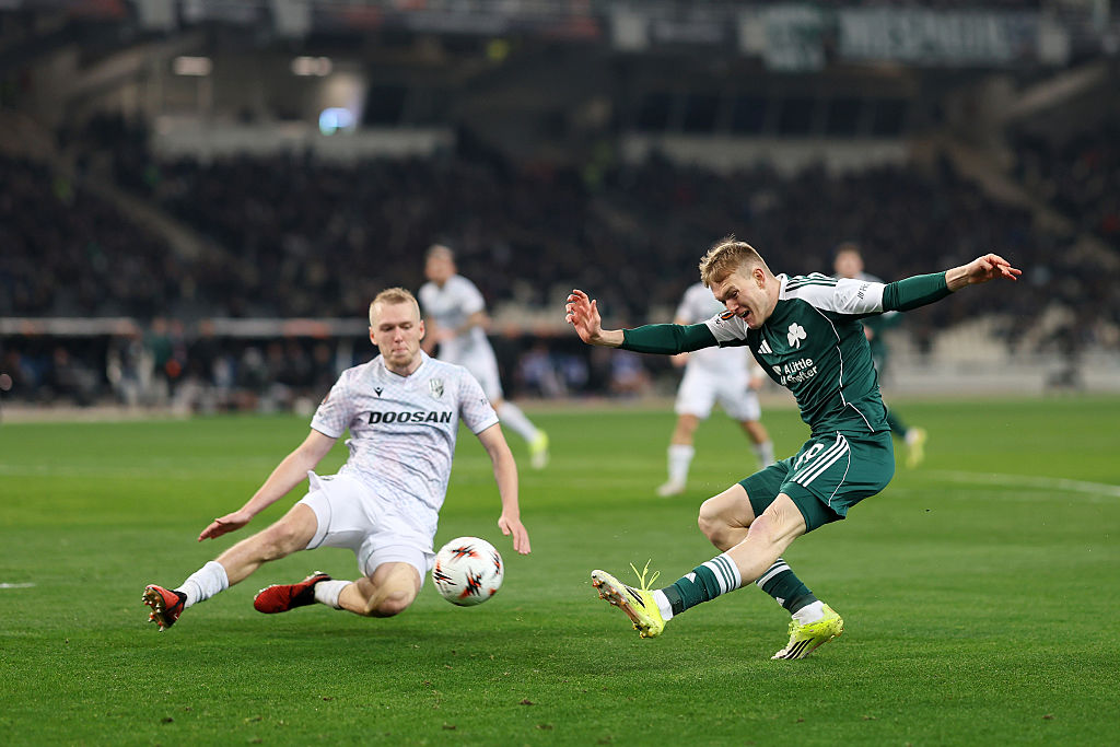 Karol Świderski wytrzymał ciśnienie w Lidze Europy