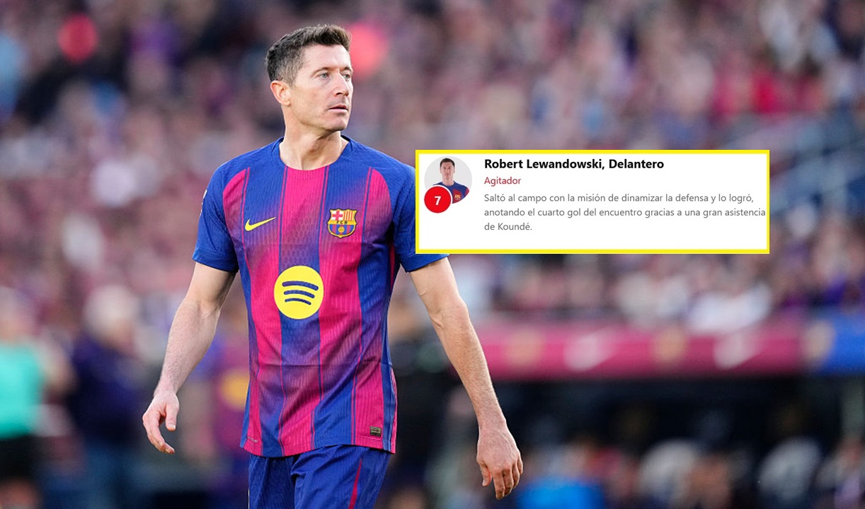 Lewandowski doceniony. Tak nazwały go hiszpańskie media