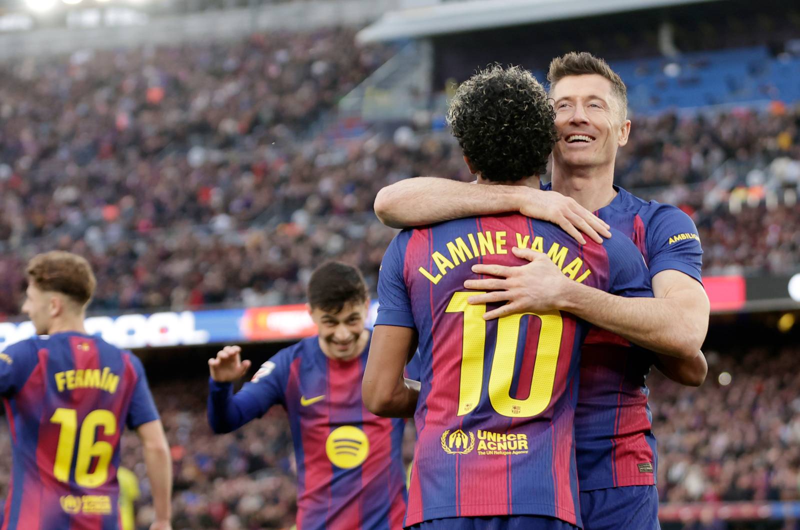 Hat-trick Yamala, gol Lewandowskiego. Zobacz klasyfikację strzelców