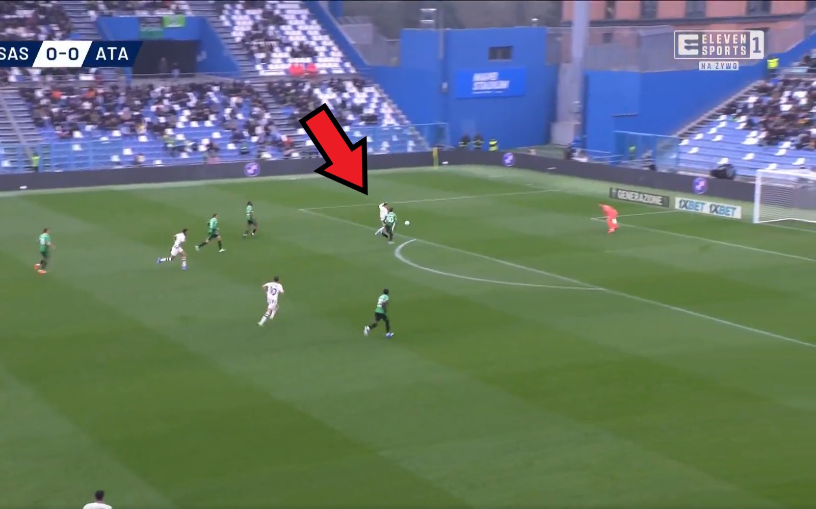 Zalewski blisko efektownego gola. Zabrakło centymetrów [WIDEO]