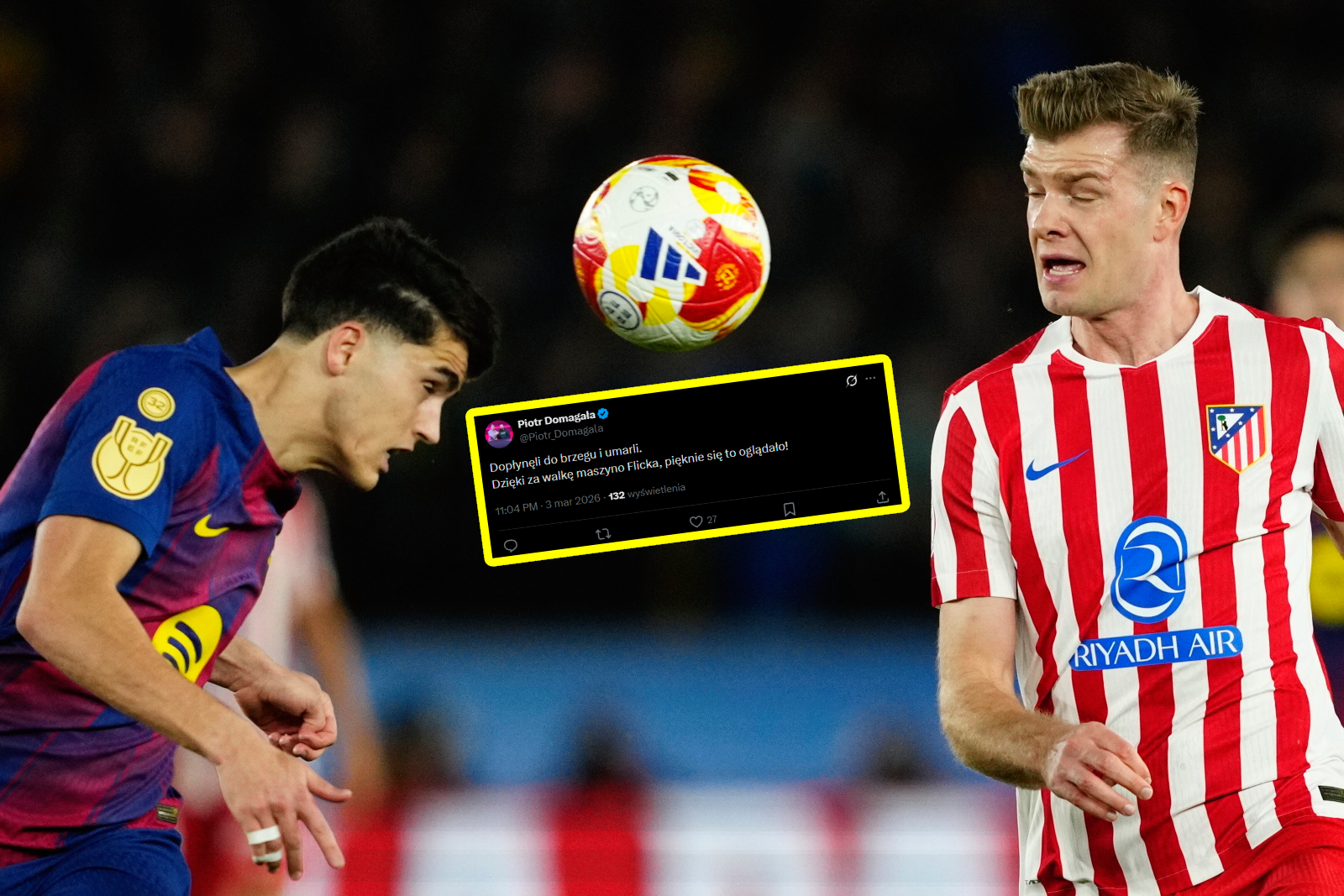 "Dopłynęli do brzegu i umarli". Fala reakcji po odpadnięciu Barcelony