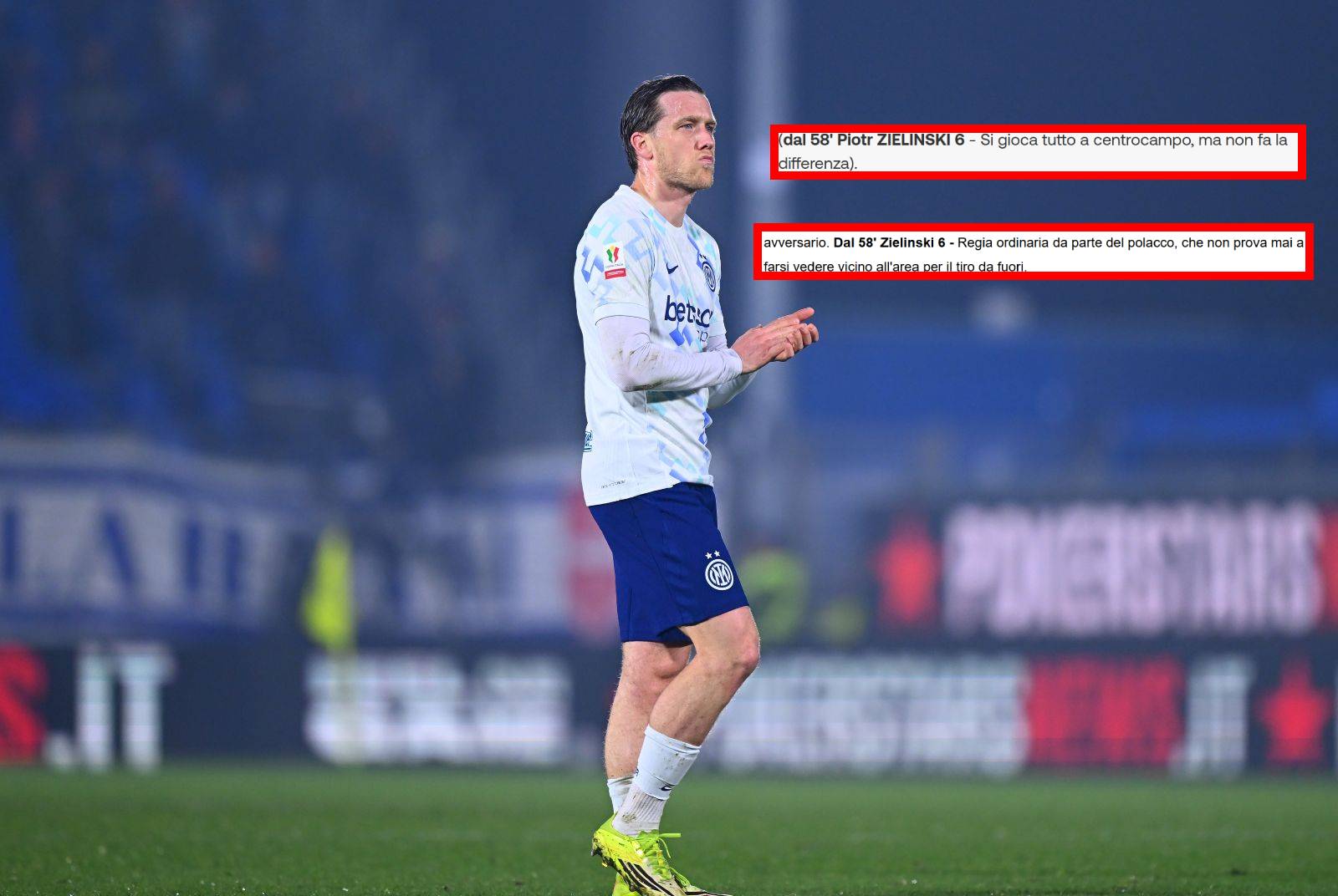 32 minuty wystarczyły. Tak Włosi ocenili Zielińskiego