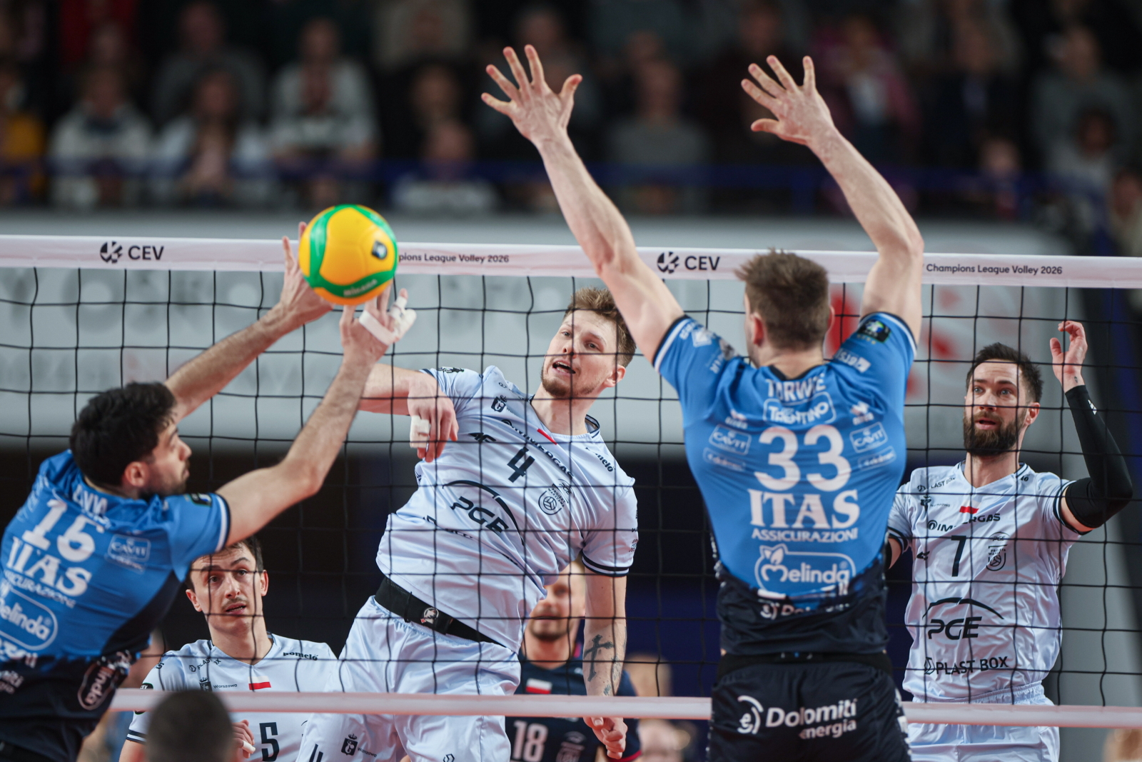 PGE Projekt Warszawa bił się przez pięć setów z włoskim gigantem