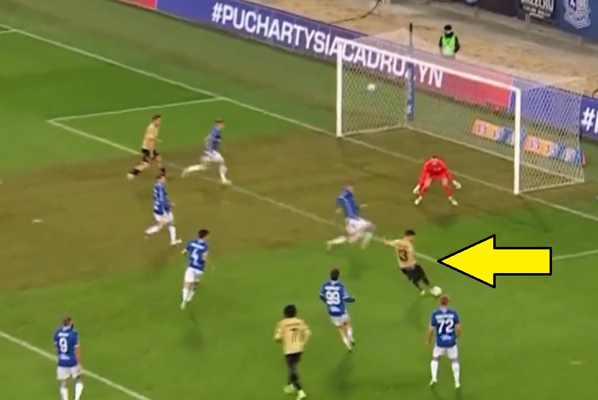 Efektowny gol Górnika w Poznaniu. To był prawdziwy pocisk