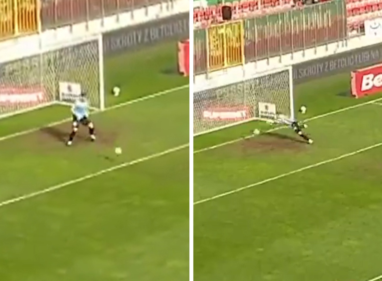 Fatalny błąd. Niebywałe, co zrobił bramkarz [WIDEO]
