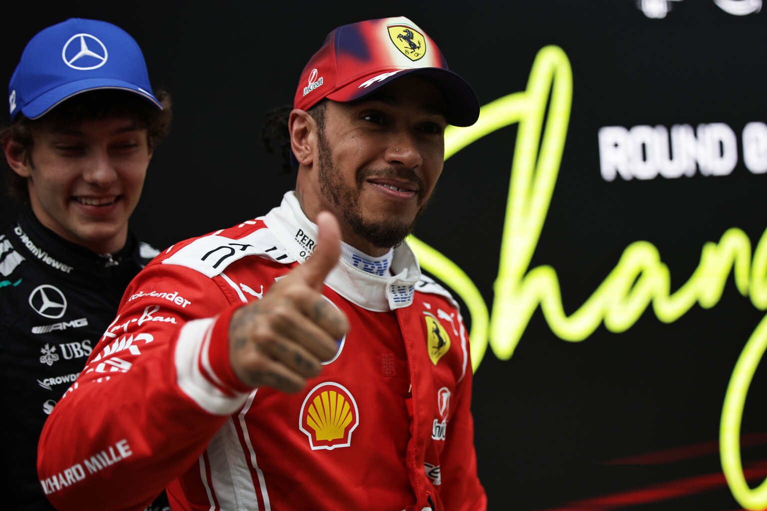 Pierwsze podium Hamiltona dla Ferrari. "Jeden z najprzyjemniejszych wyścigów"