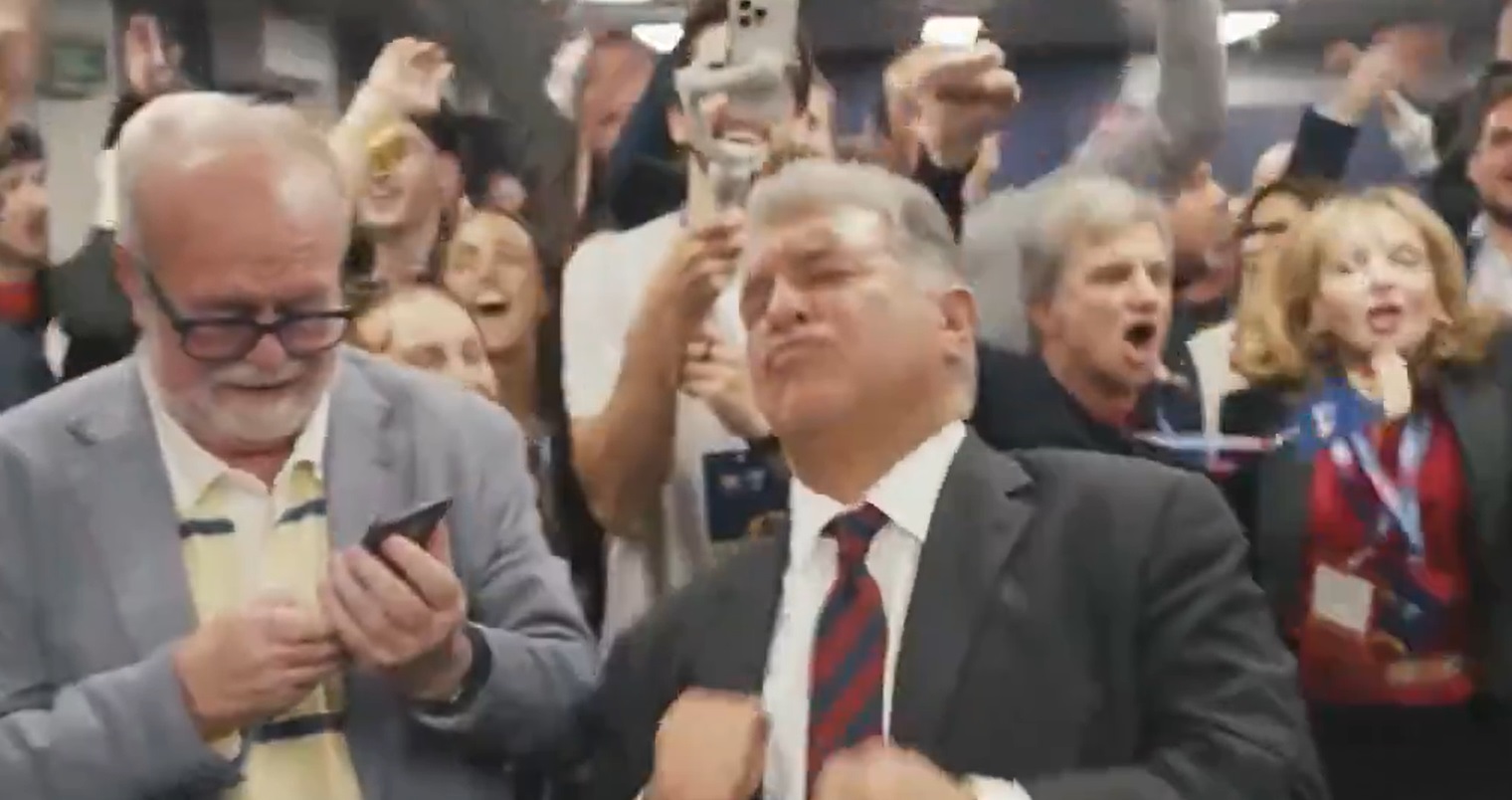 Laporta już świętuje. Szalony taniec radości