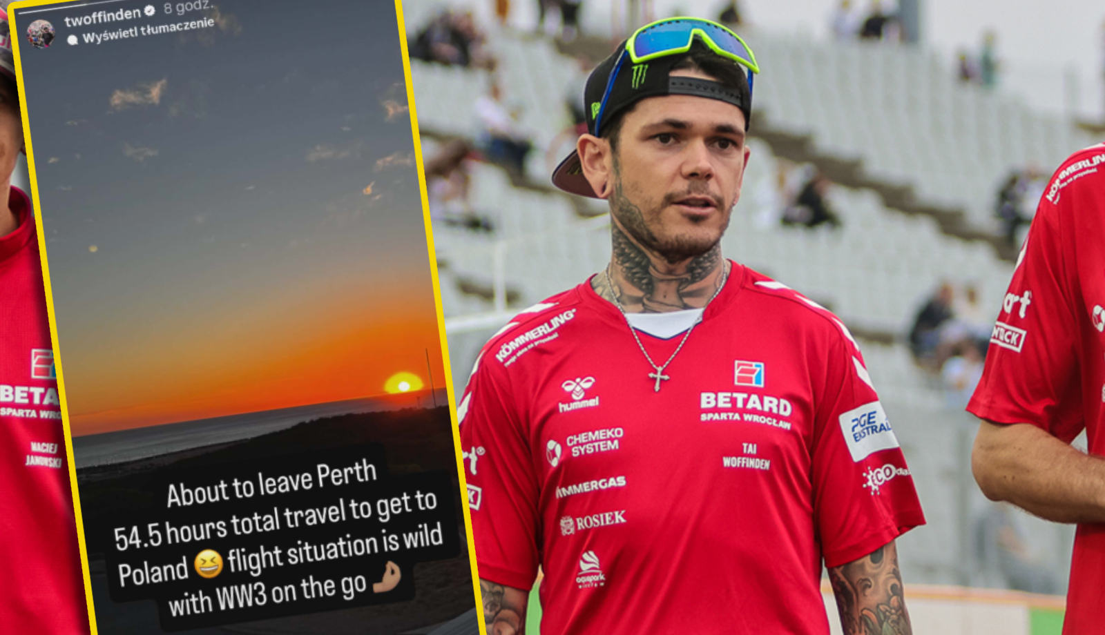 55 godzin w podróży z powodu wojny. Mistrz świata z kłopotami wraca do Polski