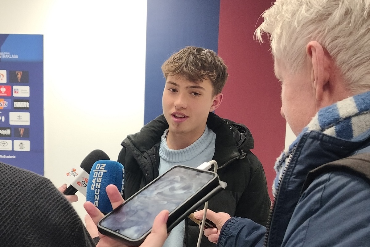 Jego tata był znanym piłkarzem. 16-latek zadebiutował w Pogoni Szczecin