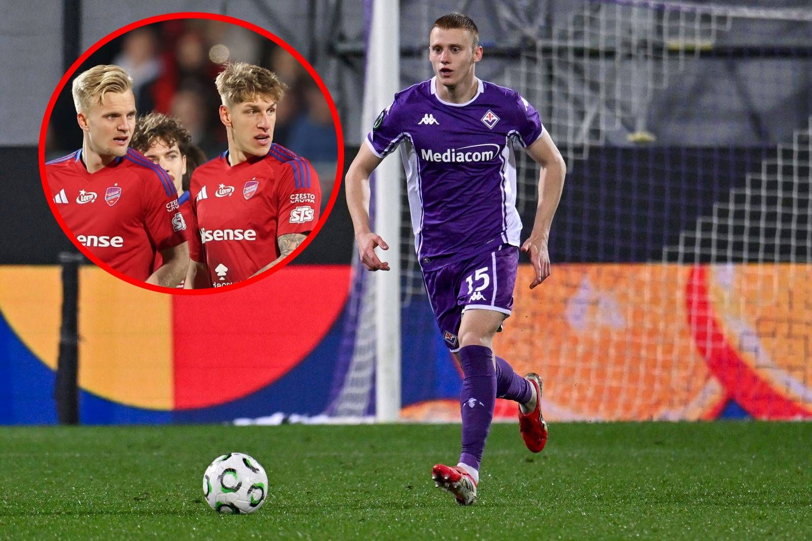 Obrońca Fiorentiny mówił o Rakowie. Wyróżnił jednego piłkarza