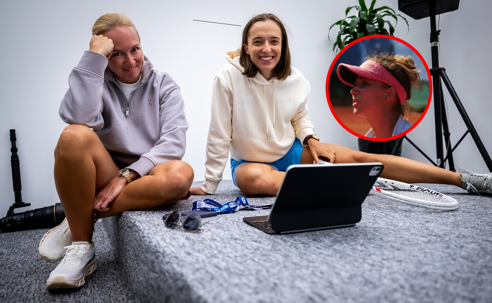 Poszło w świat. Tak opisała relację Świątek i Abramowicz