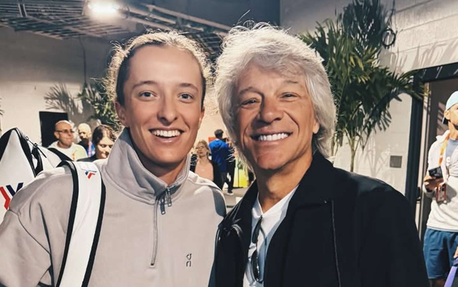 "Cooo?". Spójrz, kogo Świątek spotkała w Miami. Legenda