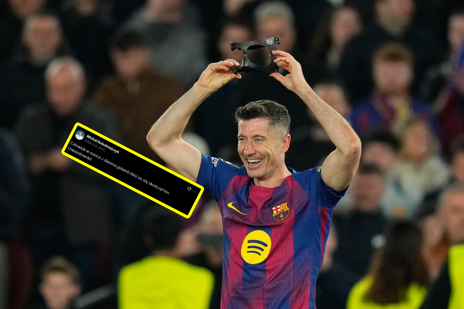 "Wesołe jest życie staruszka". Szaleństwo w sieci po dublecie Lewandowskiego