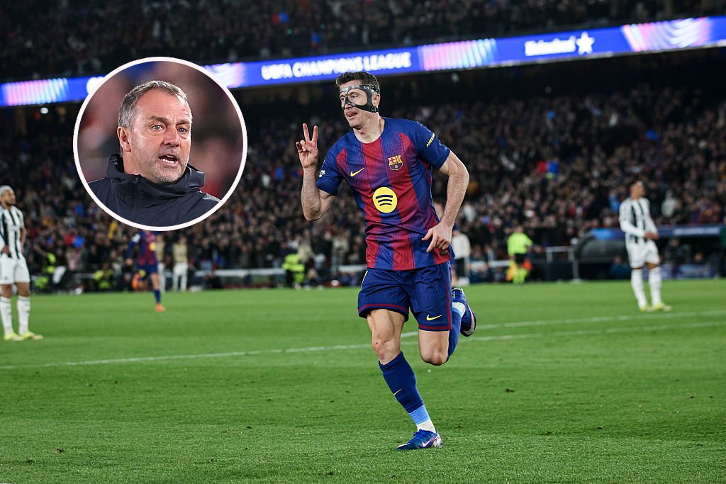 "Cieszę się, iż wrócił". Tak Flick skomentował występ Lewandowskiego