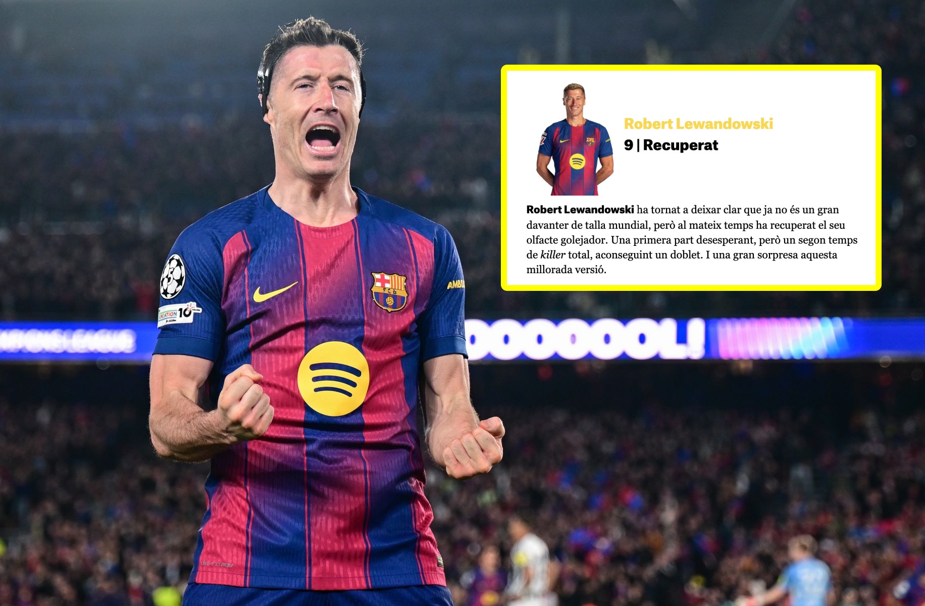 Najpierw zawiódł, potem odpalił. Hiszpanie rozpisują się o Lewandowskim